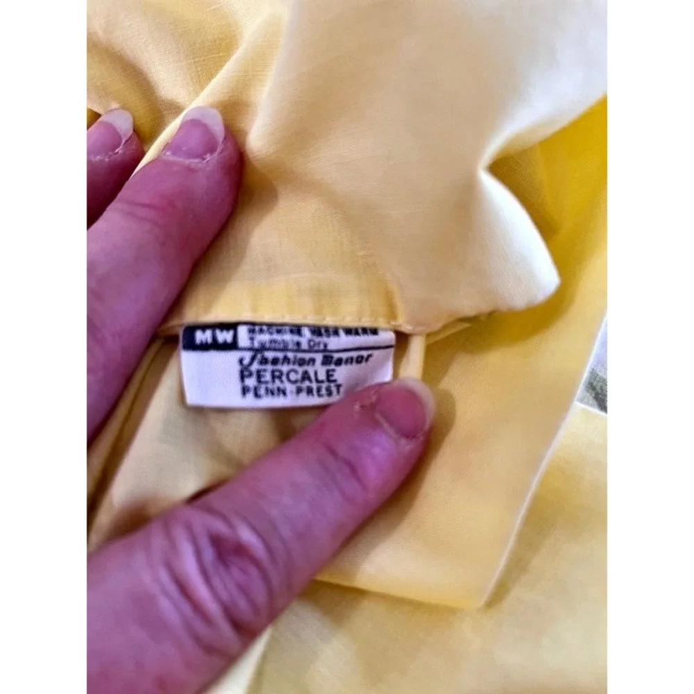 Vintage pillowcases, set of 3, Fashion‎ Manor, JCPenney yellow cottage core